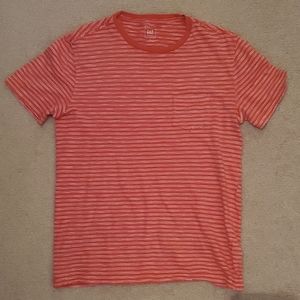 Gap Pocket T-shirt small red and white stripes